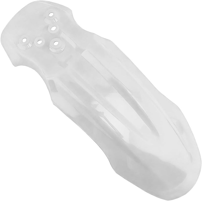 SWPHRT Motorcycle Front Wheel Mudguard, Motorbike Front Fender Protector Parts, Bicycle Number Plate Wheel Mud Guard Accessories, Universal for 125CC Pit PRO Trail Dirt Bike (White) - Image 1